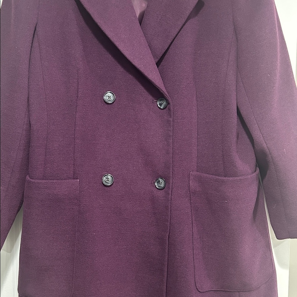 Banana Republic Pinot Noir Double-Breasted Coat - Picture 4 of 8